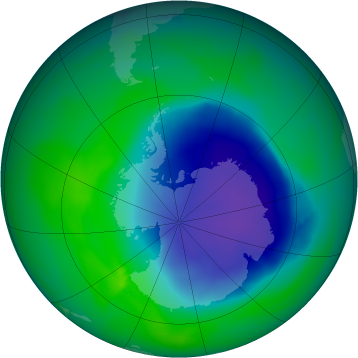 Ozone Map 1998-11-17